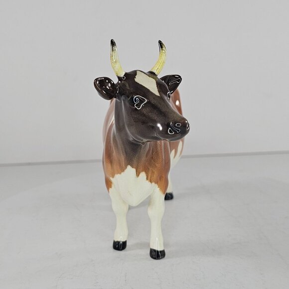 Beswick Cattle Ayrshire Cow Ch Ickham Bessie 198 #1350 England - Picture 4 of 9